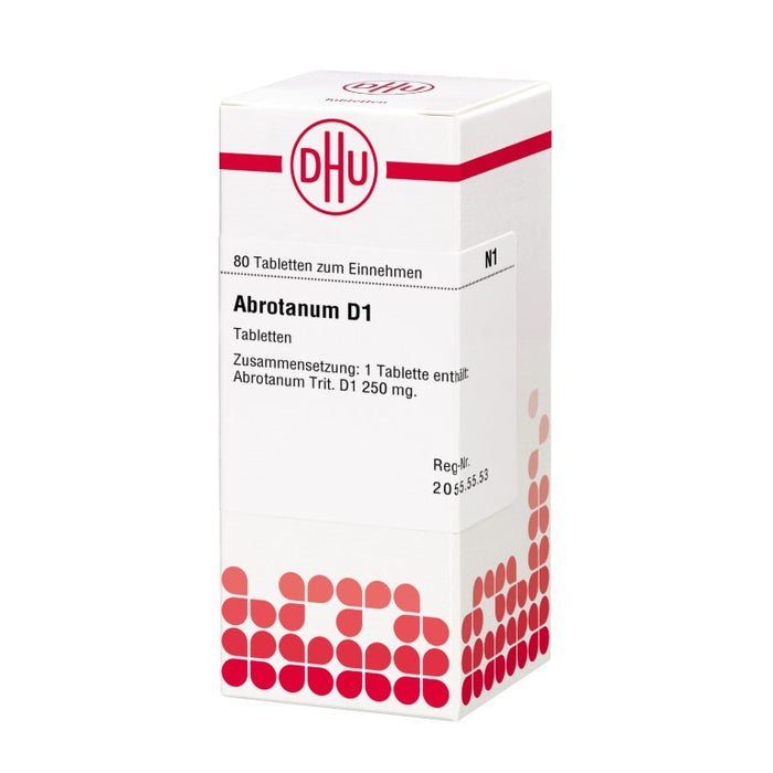 DHU Abrotanum D1 Tabletten, 80 St. Tabletten