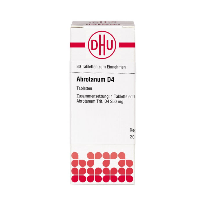 DHU Abrotanum D4 Tabletten, 80 pcs. Tablets