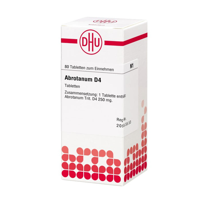 DHU Abrotanum D4 Tabletten, 80 pcs. Tablets