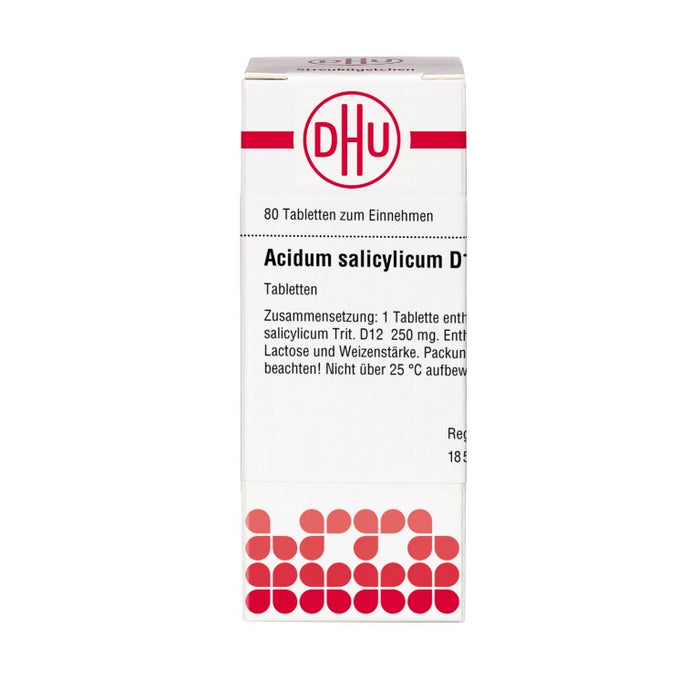 DHU Acidum salicylicum D12 Tabletten, 80 pcs. Tablets