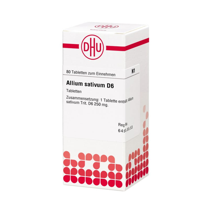 DHU Allium sativum D6 Tabletten, 80 St. Tabletten