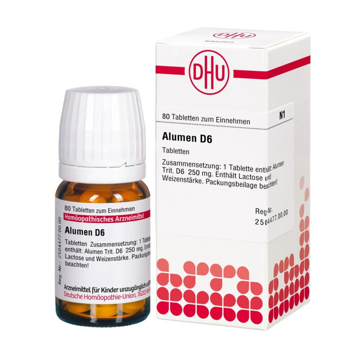 Alumen D6 DHU Tabletten, 80 St. Tabletten