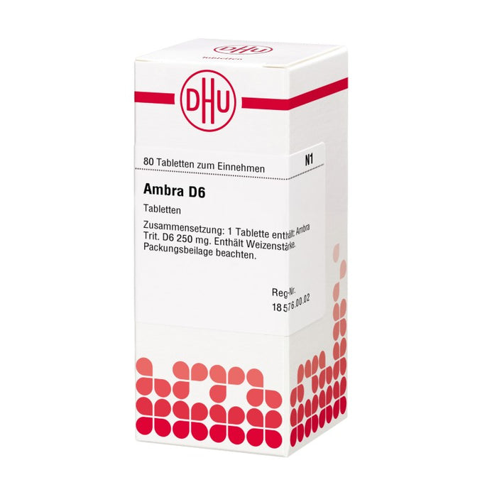 DHU Ambra D6 Tabletten, 80 pc Tablettes