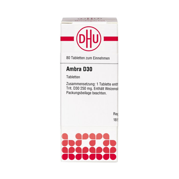 DHU Ambra D30 Tabletten, 80 pc Tablettes