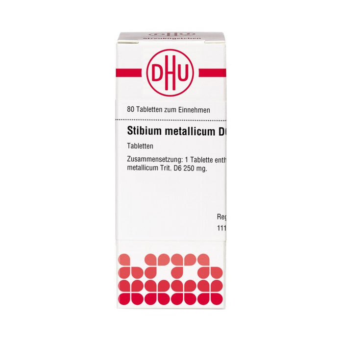 DHU Stibium metallicum D6 Tabletten, 80 pcs. Tablets