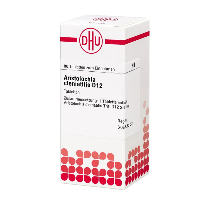 Aristolochia clematitis D12 DHU Tabletten, 80 St. Tabletten