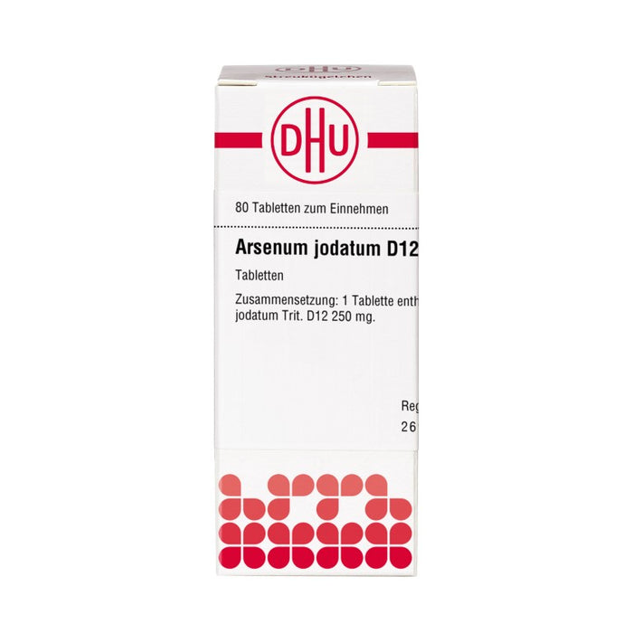 DHU Arsenum jodatum D12 Tabletten, 80 pc Tablettes