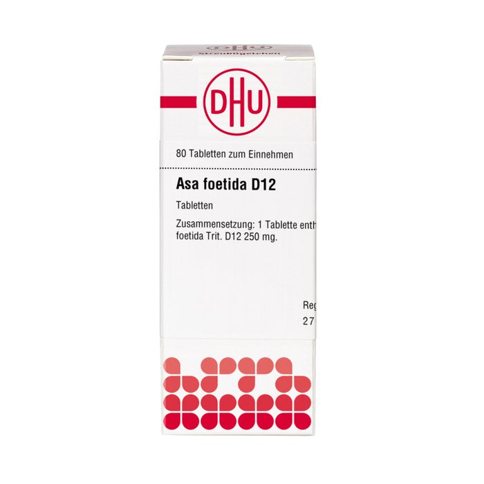 Asa foetida D12 DHU Tabletten, 80 St. Tabletten