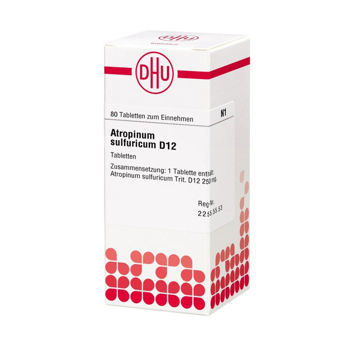 Atropinum sulfuricum D12 DHU Tableten, 80 St. Tabletten