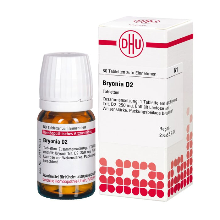 DHU Bryonia D2 Tabletten, 80 pc Tablettes