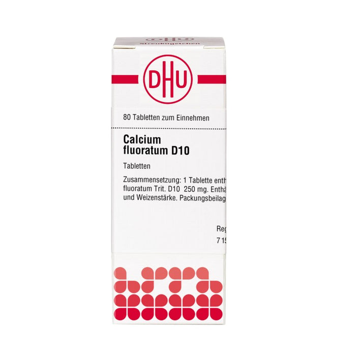 DHU Calcium fluoratum D10 Tabletten, 80 St. Tabletten