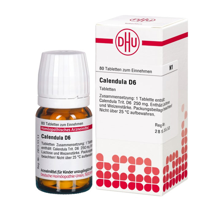 DHU Calendula D6 Tabletten, 80 pc Tablettes