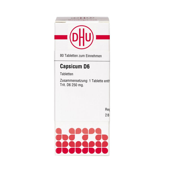 DHU Capsicum D6 Tabletten, 80 St. Tabletten