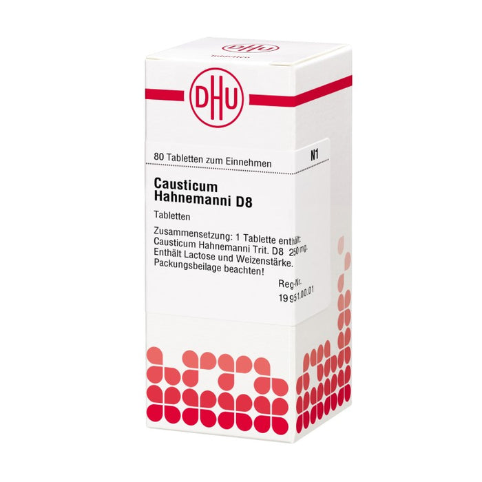 DHU Causticum Hahnemanni D8 Tabletten, 80 pc Tablettes