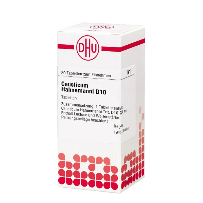 DHU Causticum Hahnemanni D10 Tabletten, 80 St. Tabletten