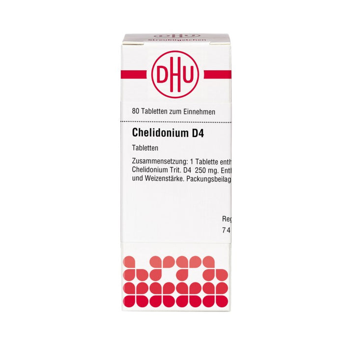 DHU Chelidonium D4 Tabletten, 80 St. Tabletten