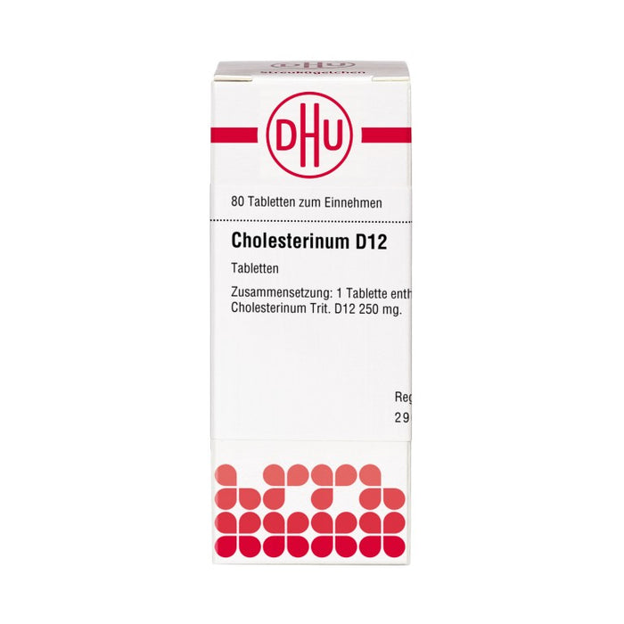 DHU Cholesterinum D12 Tabletten, 80 pcs. Tablets