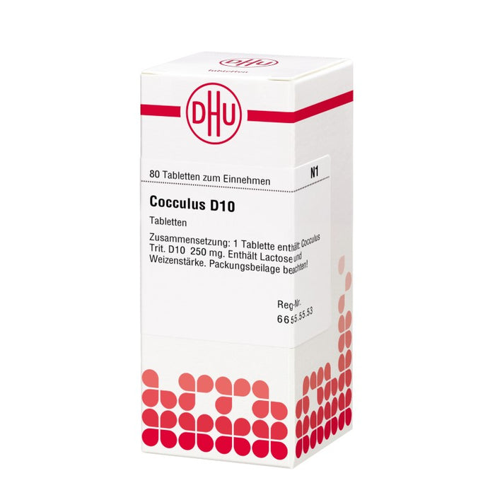 Cocculus D10 DHU Tabletten, 80 St. Tabletten