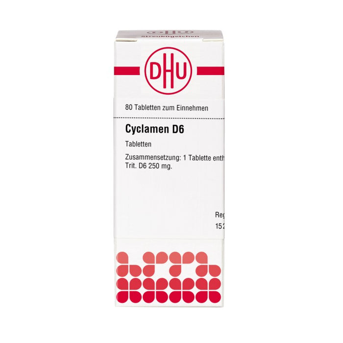 DHU Cyclamen D6 Tabletten, 80 pc Tablettes