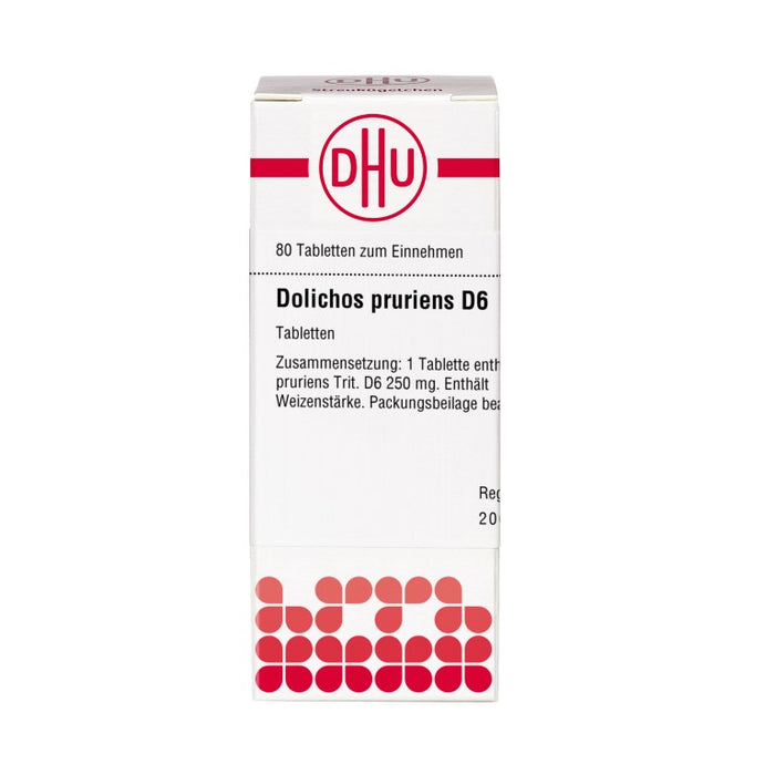 DHU Dolichos pruriens D6 Tabletten, 80 St. Tabletten