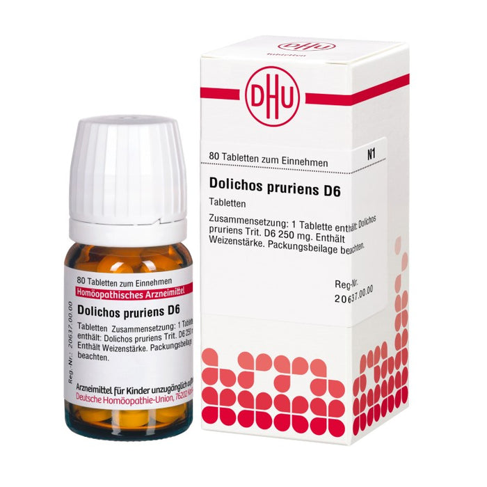 DHU Dolichos pruriens D6 Tabletten, 80 pc Tablettes