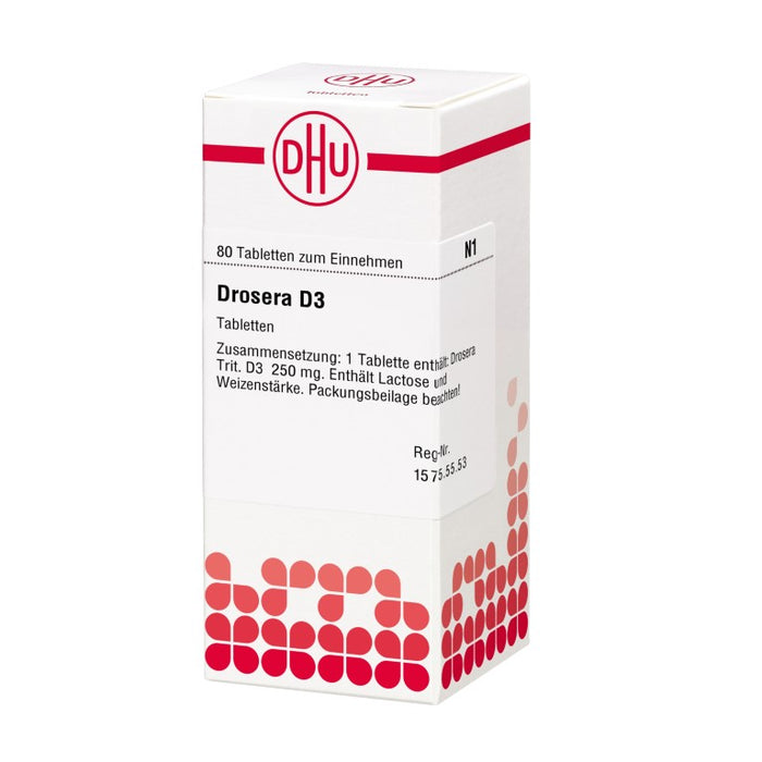 Drosera D3 DHU Tabletten, 80 St. Tabletten