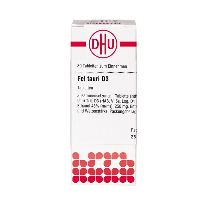 Fel tauri D3 DHU Tabletten, 80 St. Tabletten