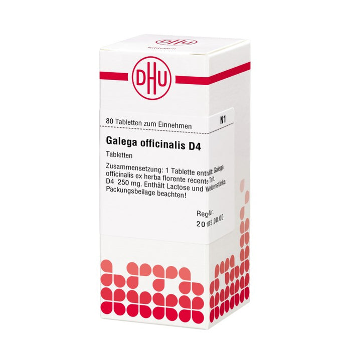 DHU Galega Officinalis D 4 Tabletten, 80 St. Tabletten