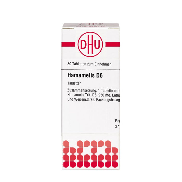 DHU Hamamelis D6 Tabletten, 80 St. Tabletten