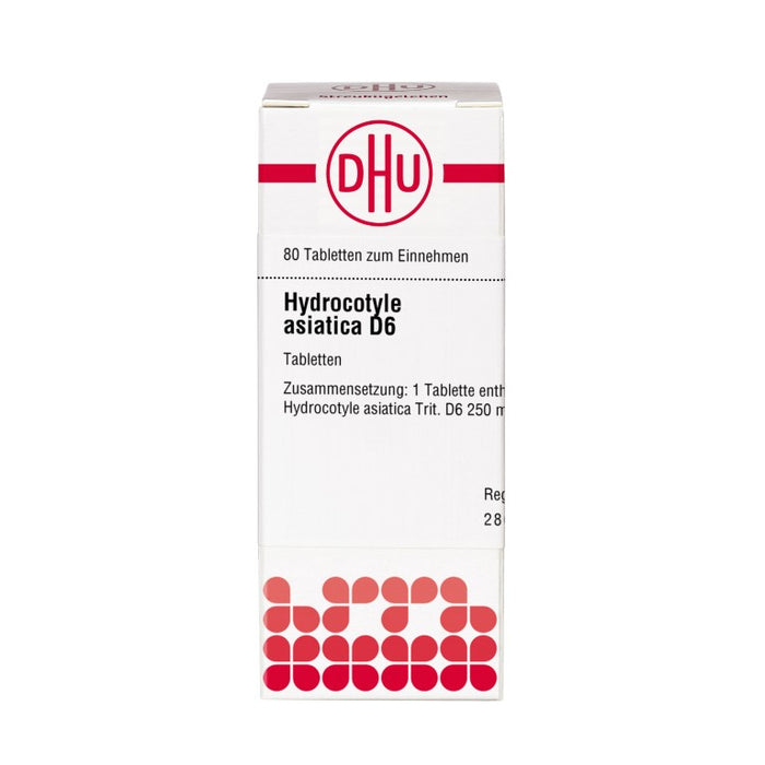 Hydrocotyle asiatica D6 DHU Tabletten, 80 St. Tabletten