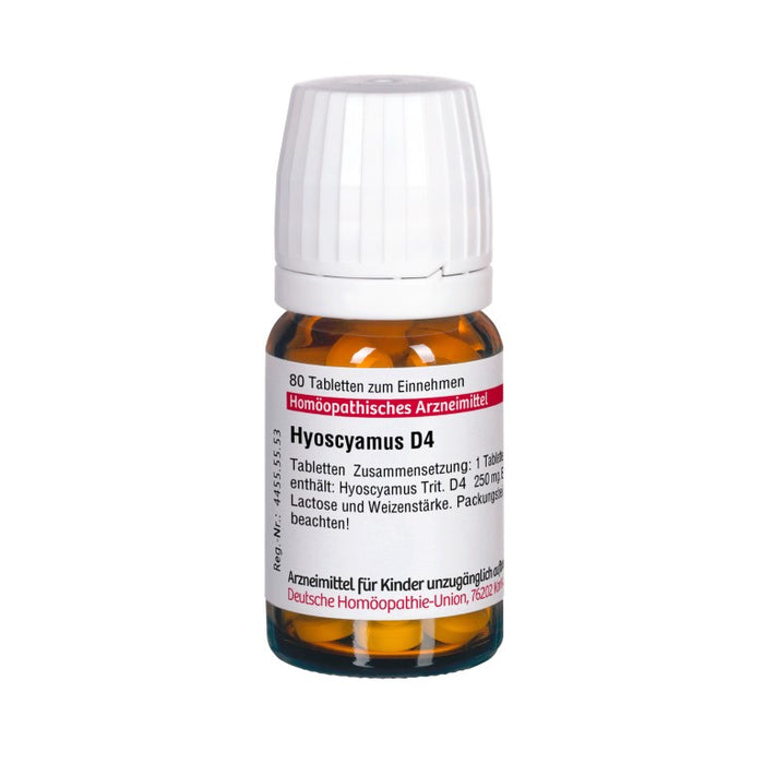 Hyoscyamus D4 DHU Tabletten, 80 St. Tabletten