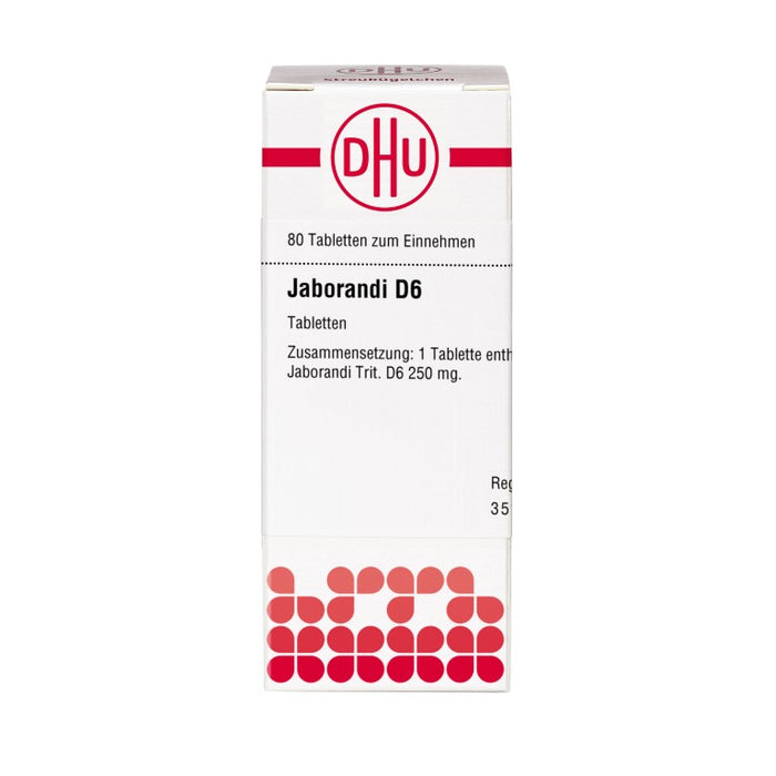 DHU Jaborandi D6 Tabletten, 80 pc Tablettes