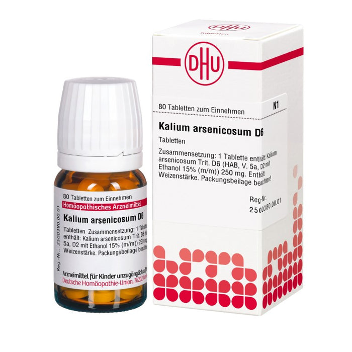 DHU Kalium arsenicosum D6 Tabletten, 80 St. Tabletten