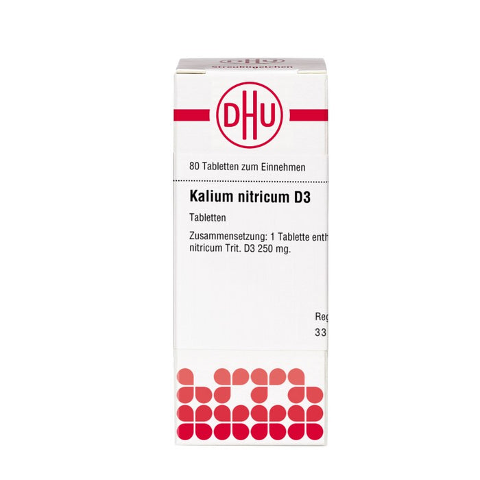 DHU Kalium nitricum D3 Tabletten, 80 St. Tabletten