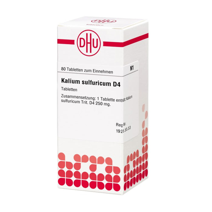 DHU Kalium sulfuricum D4 Tabletten, 80 St. Tabletten