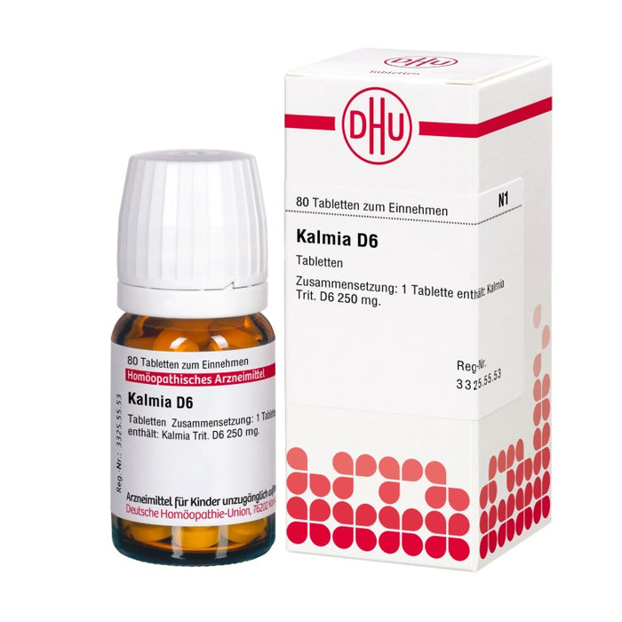 DHU Kalmia D6 Tabletten, 80 pc Tablettes