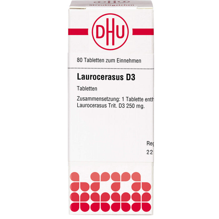 DHU Laurocerasus D 3 Tabletten, 80 St. Tabletten