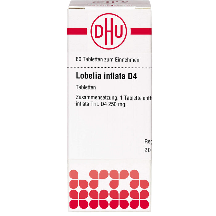 DHU Lobelia inflata D4 Tabletten, 80 St. Tabletten