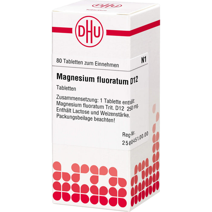 Magnesium fluoratum D12 DHU Tabletten, 80 St. Tabletten