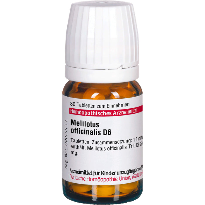 Melilotus officinalis D6 DHU Tabletten, 80 St. Tabletten