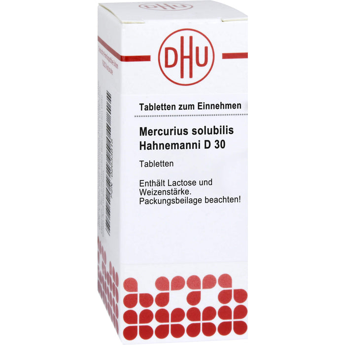 DHU Mercurius solubilis Hahnemanni D30 Tabletten, 80 pcs. Tablets