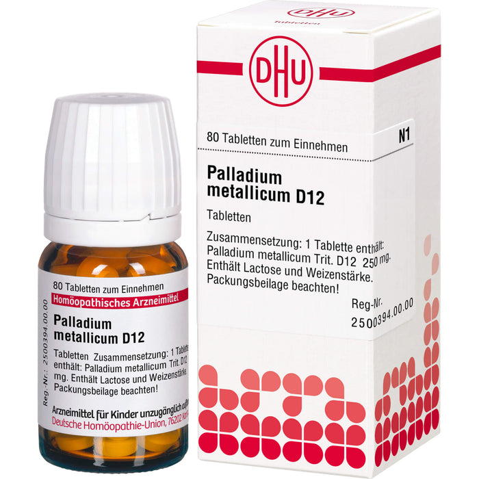 Palladium metallicum D12 DHU Tabletten, 80 St. Tabletten