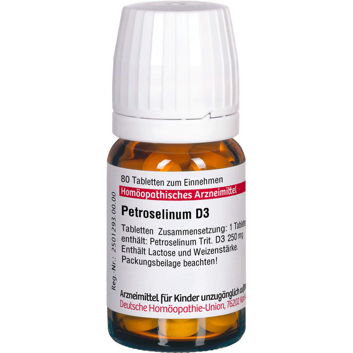 Petroselinum D3 DHU Tabletten, 80 St. Tabletten