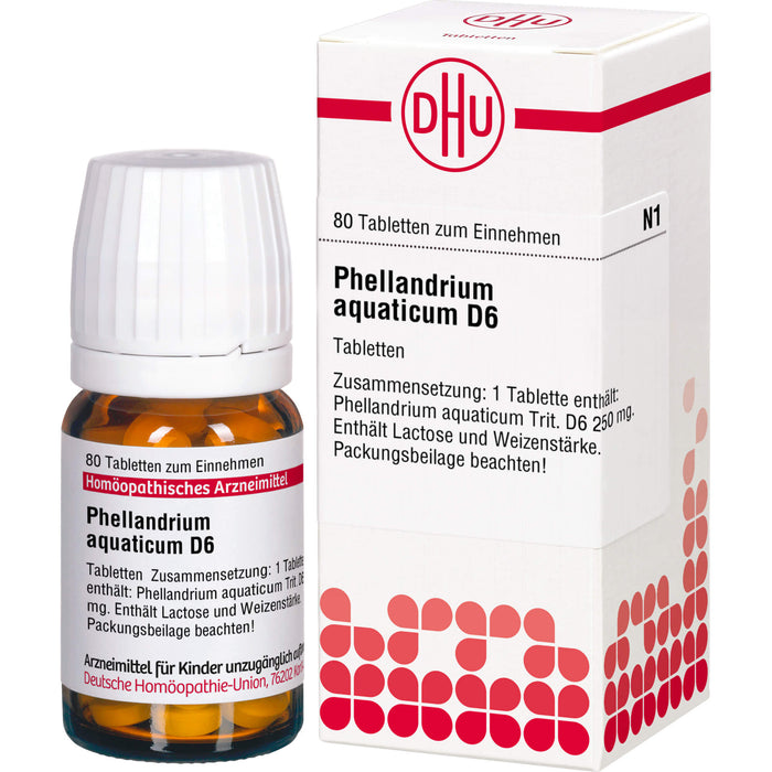 Phellandrium aquaticum D6 DHU Tabletten, 80 St. Tabletten