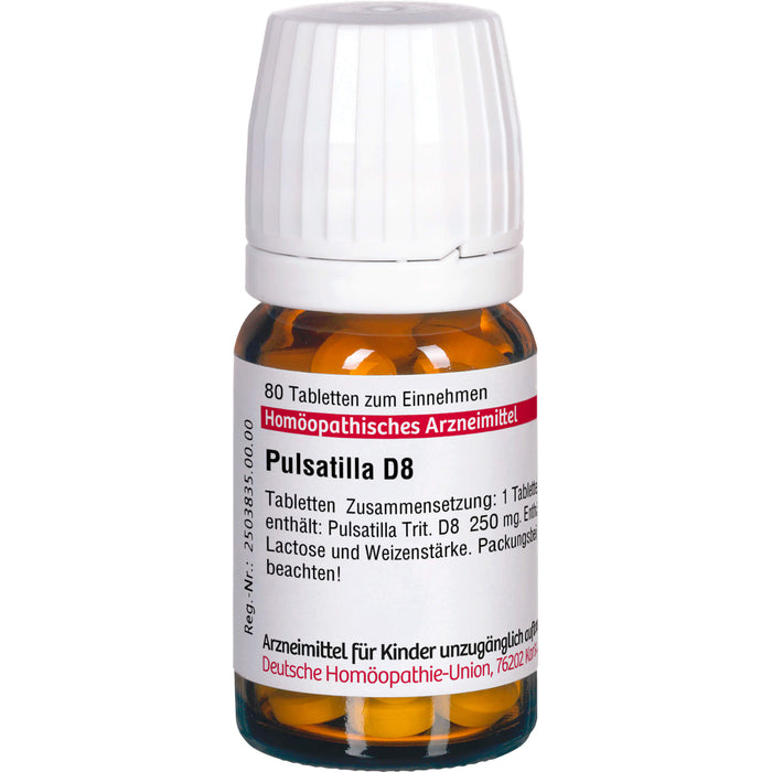 DHU Pulsatilla D8 Tabletten, 80 pc Tablettes