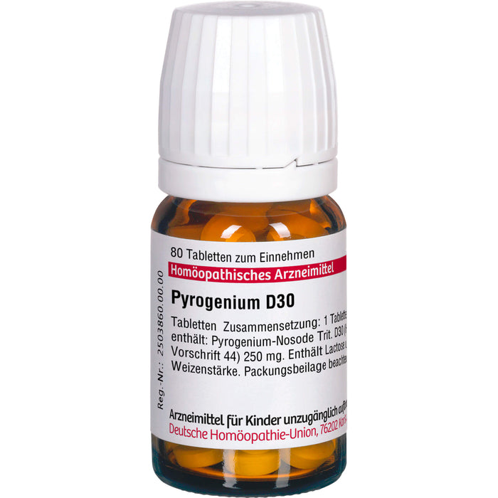 Pyrogenium D30 DHU Tabletten, 80 St. Tabletten