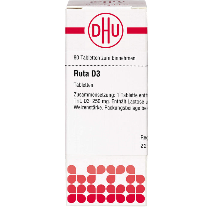 DHU Ruta D3 Tabletten, 80 St. Tabletten