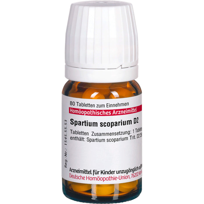 DHU Spartium scoparium D2 Tabletten, 80 St. Tabletten