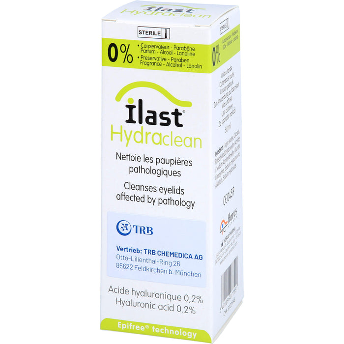 ILAST Hydraclean Gel zur Reinigung erkrankter Augenlider, 50 ml Gel