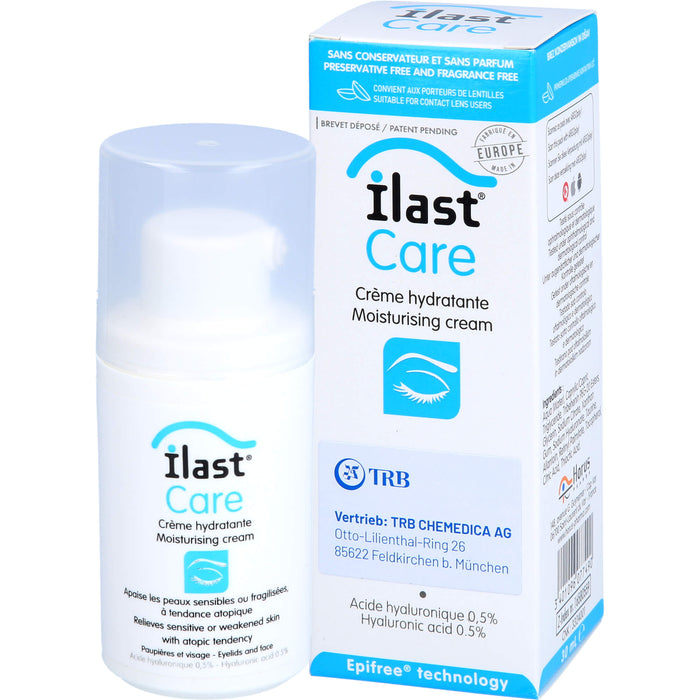 ilast Care Creme bei Augenliderkrankungen, 30 ml Cream